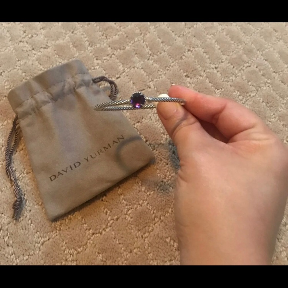 David Yurman Chantelaine Amethyst bracelet